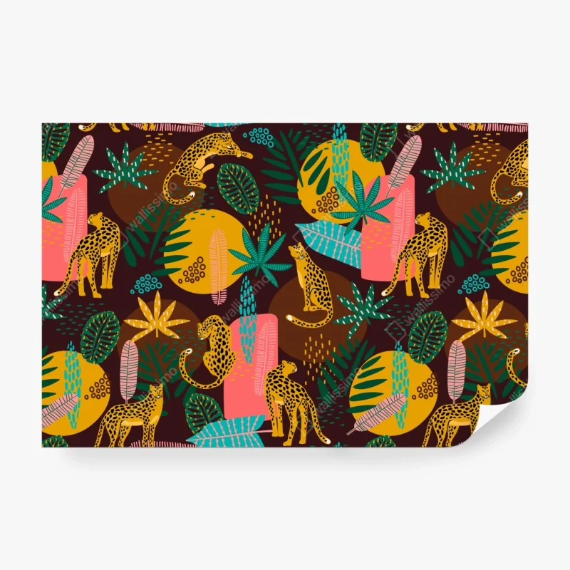 Fototapeta zachód słońca nad Paryżem z Wieżą Eiffla – Wallissimo®