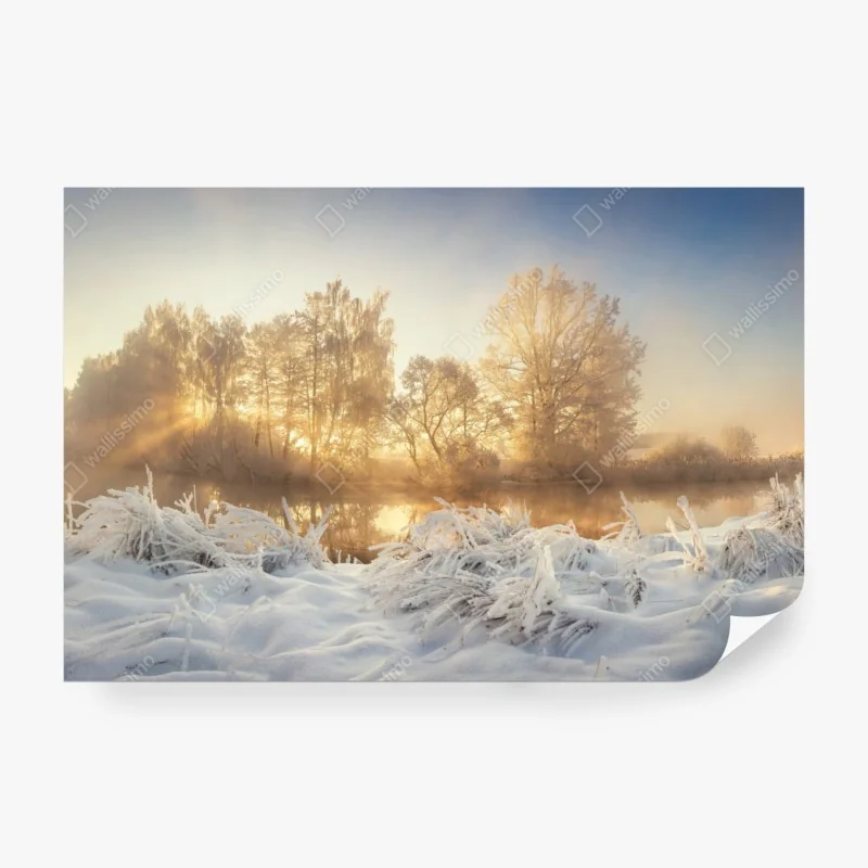 Fototapeta Santorini widok na wybrzeże z białą architekturą – Wallissimo®