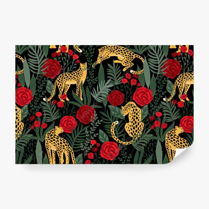 Fototapeta żółte pole rzepaku pod błękitnym niebem – Wallissimo®