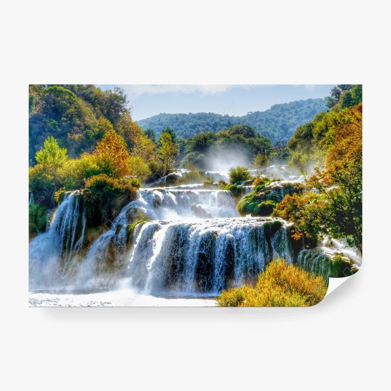 Fototapeta zaczarowany zielony leśny strumień – Wallissimo®