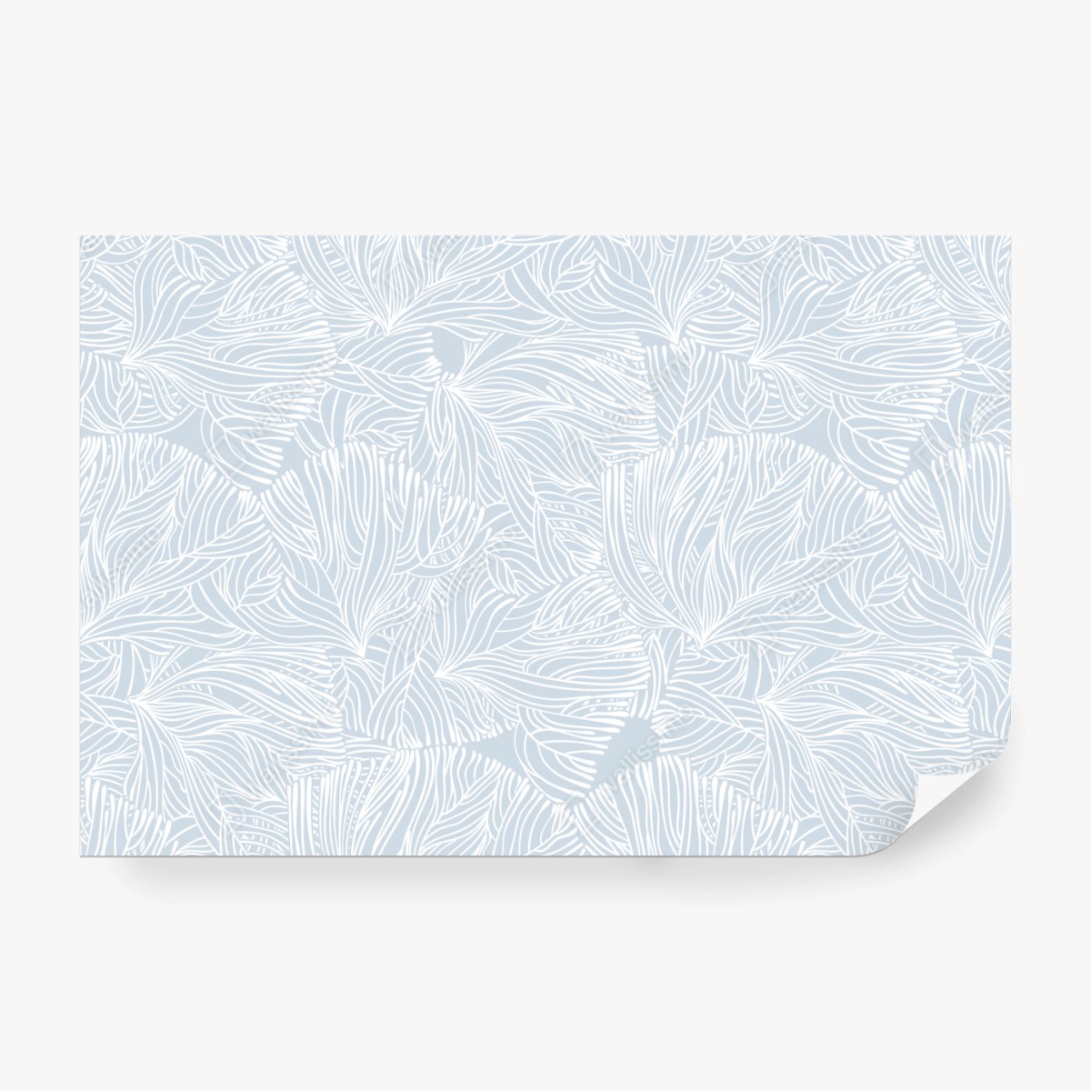 Fototapeta delikatny niebieski wzór botaniczny – Wallissimo® Fototapeta delikatny niebieski wzór botaniczny – Wallissimo®