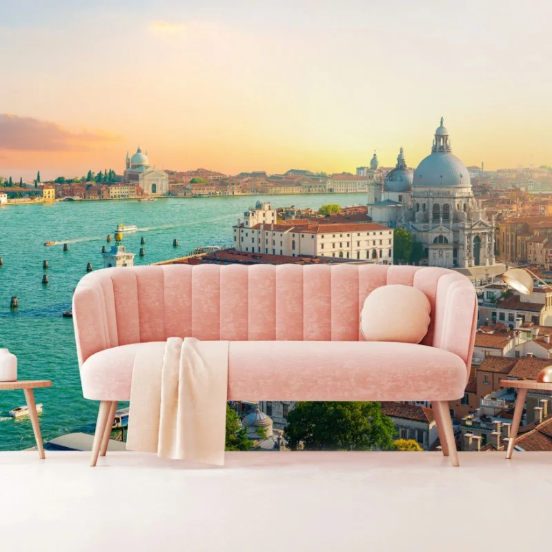 Fototapeta zachód słońca nad Wenecją – Wallissimo® Fototapeta zachód słońca nad Wenecją – Wallissimo®