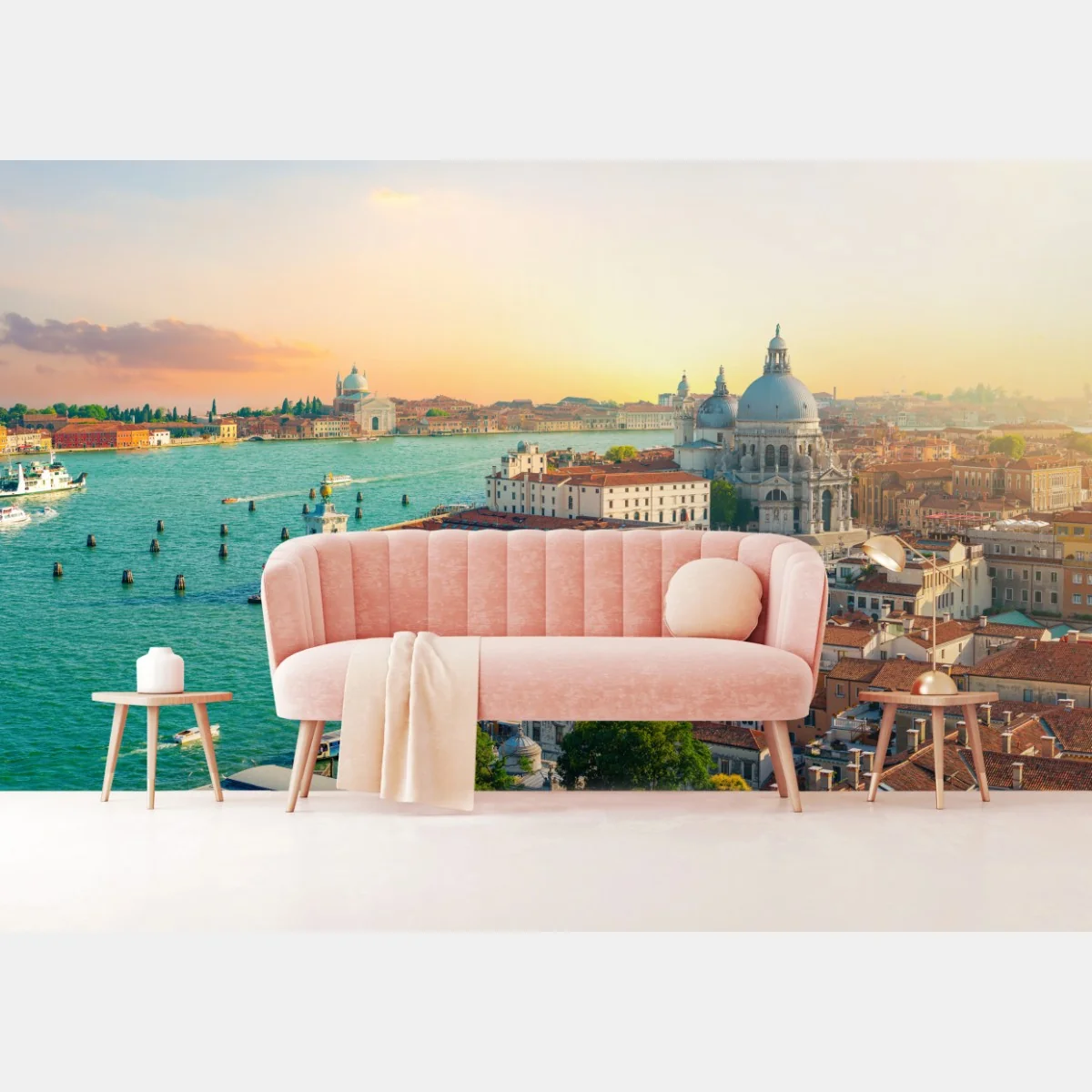 Fototapeta zachód słońca nad Wenecją – Wallissimo® Fototapeta zachód słońca nad Wenecją – Wallissimo®