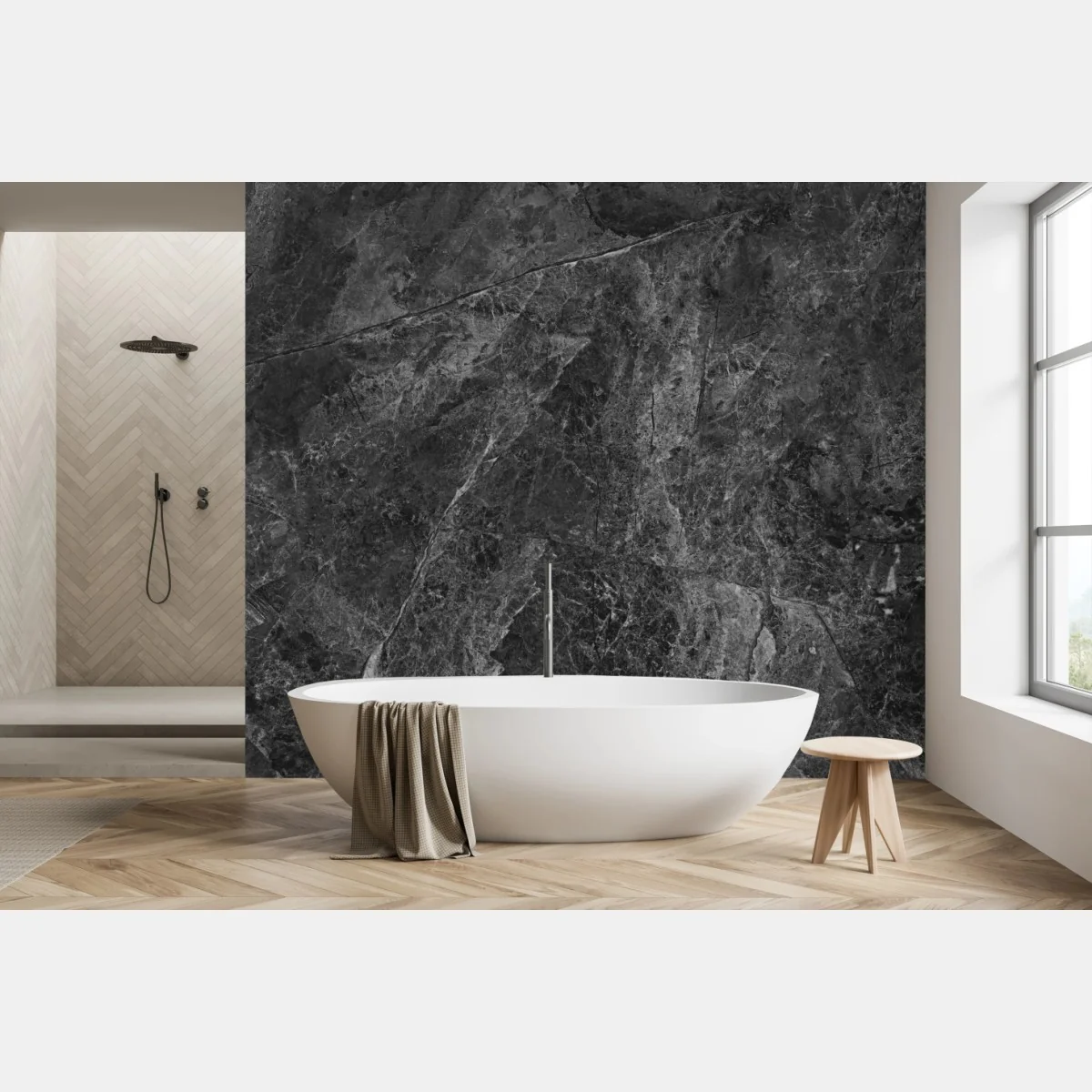 Fototapeta ciemna faktura marmuru – Wallissimo® Fototapeta ciemna faktura marmuru – Wallissimo®
