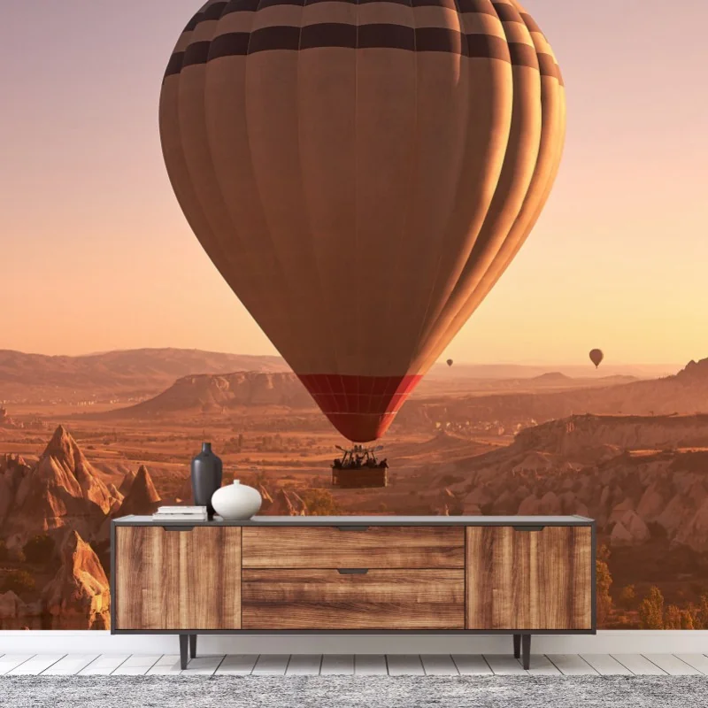 Fototapeta balon nad Kapadocją o wschodzie słońca – Wallissimo® Fototapeta balon nad Kapadocją o wschodzie słońca – Wallissimo®