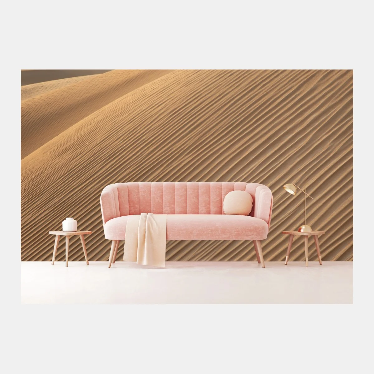 Fototapeta złote wydmy minimalistyczny krajobraz – Wallissimo® Fototapeta złote wydmy minimalistyczny krajobraz – Wallissimo®