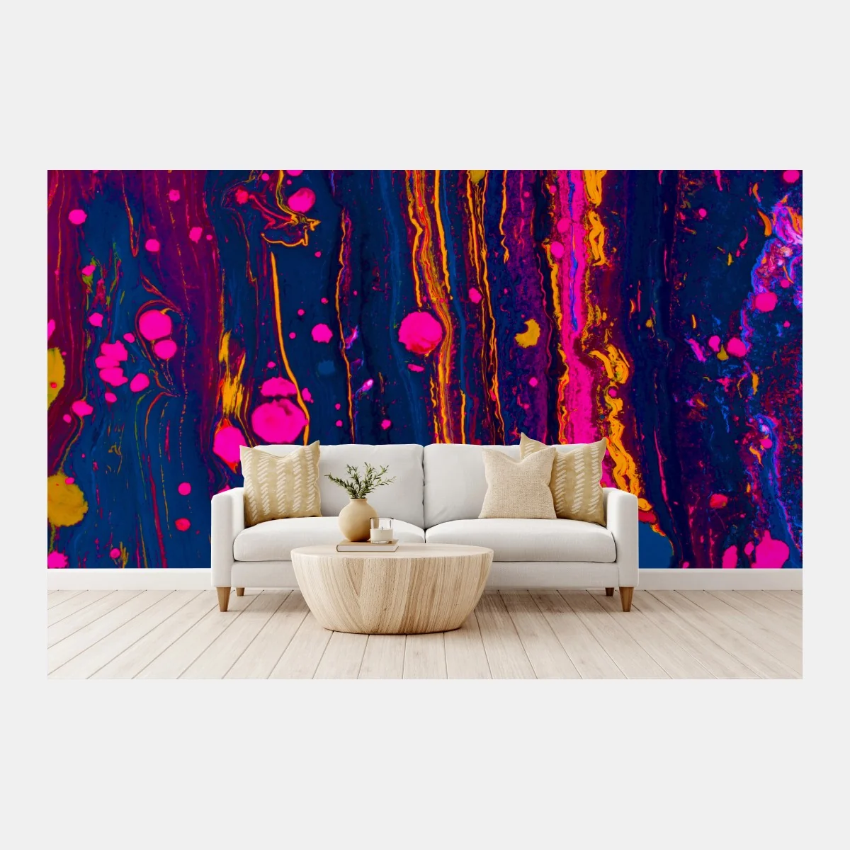 Fototapeta neonowa marmurkowa grafika abstrakcyjna – Wallissimo® Fototapeta neonowa marmurkowa grafika abstrakcyjna – Wallissimo®