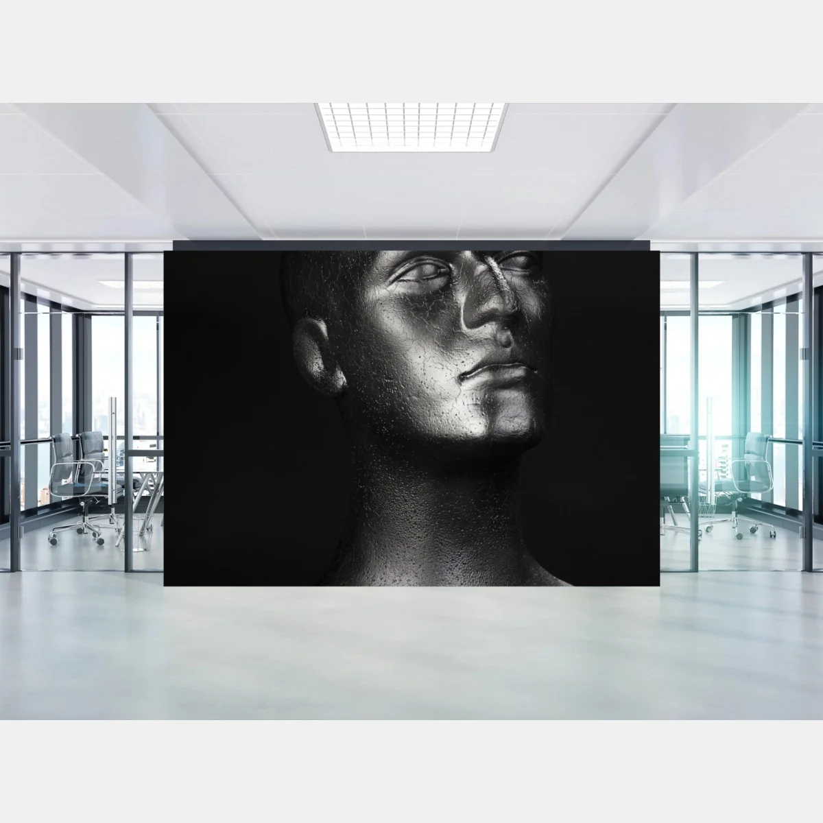 Fototapeta czarne popiersie manekina – Wallissimo® Fototapeta czarne popiersie manekina – Wallissimo®