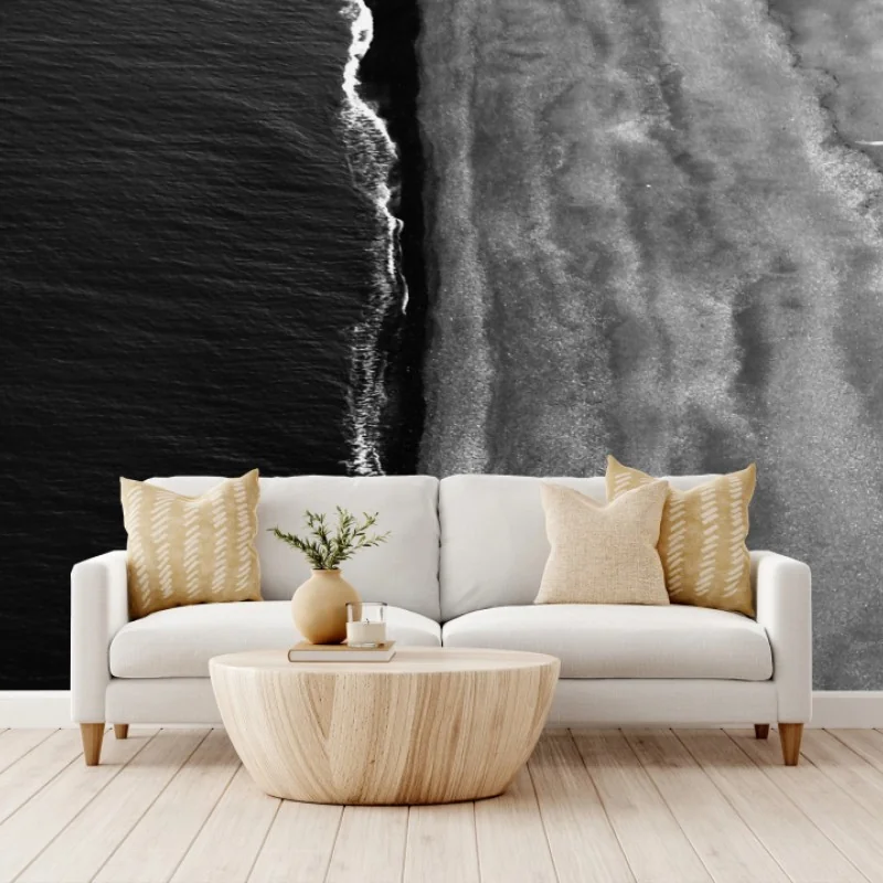 Fototapeta monochromatyczne wybrzeże z lotu ptaka – Wallissimo® Fototapeta monochromatyczne wybrzeże z lotu ptaka – Wallissimo®