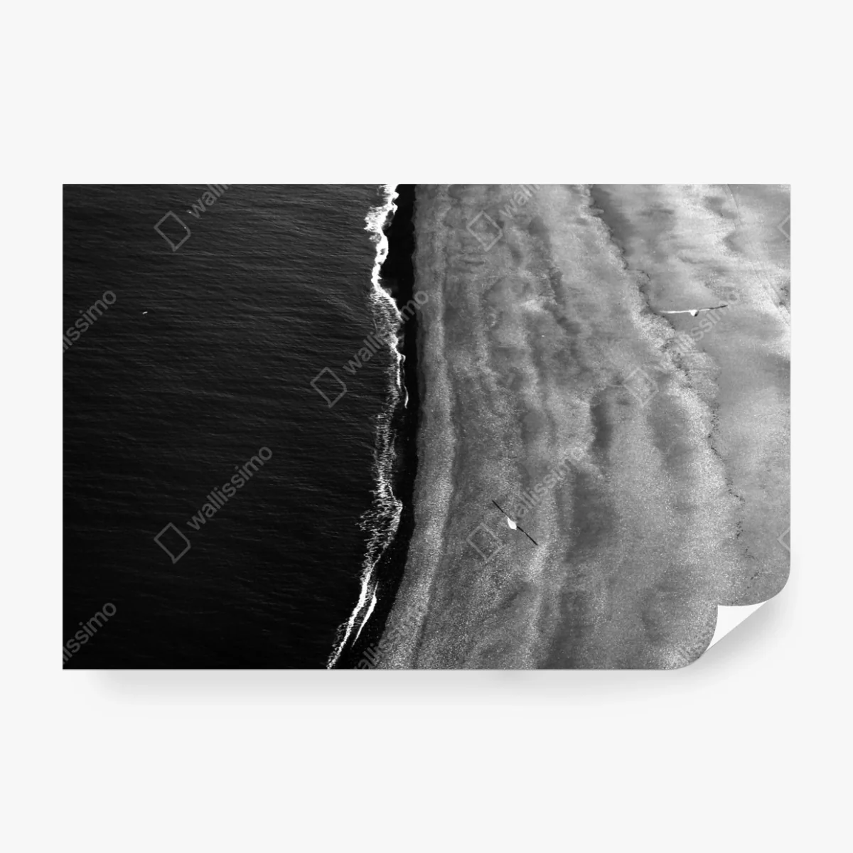 Fototapeta monochromatyczne wybrzeże z lotu ptaka – Wallissimo® Fototapeta monochromatyczne wybrzeże z lotu ptaka – Wallissimo®