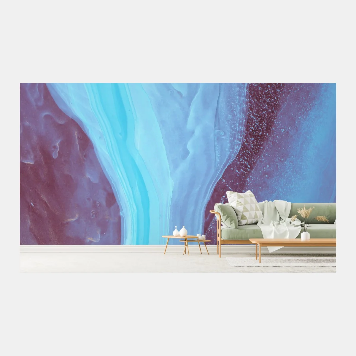 Fototapeta eteryczna turkusowo-różowa marmurowa abstrakcja – Wallissimo® Fototapeta eteryczna turkusowo-różowa marmurowa abstrakcja – Wallissimo®