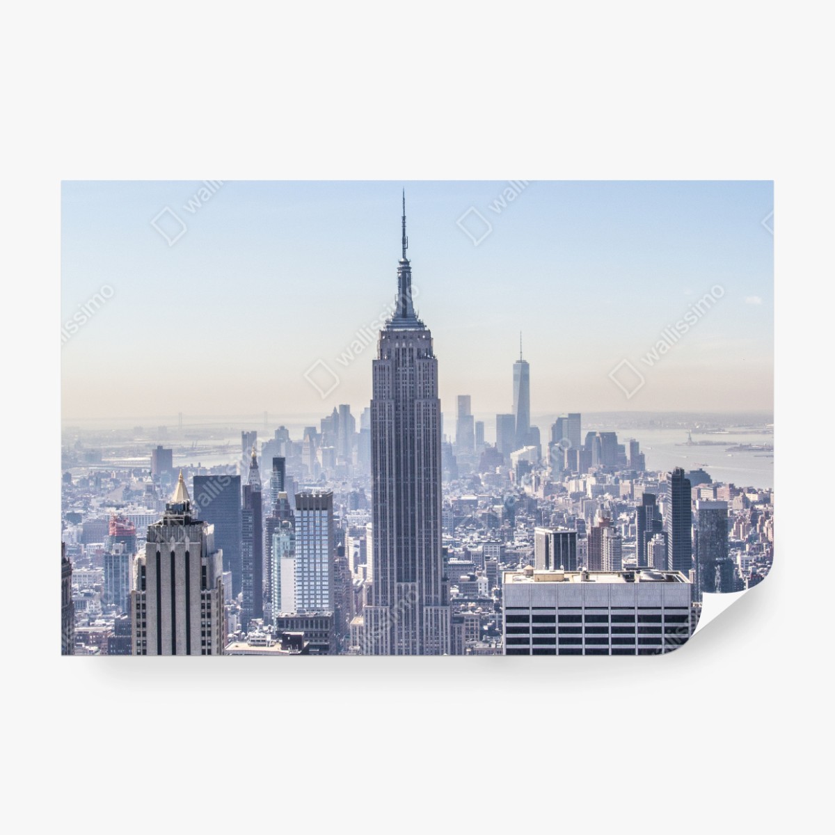 Fototapeta panorama Nowego Jorku z Empire State Building – Wallissimo® Fototapeta panorama Nowego Jorku z Empire State Building – Wallissimo®