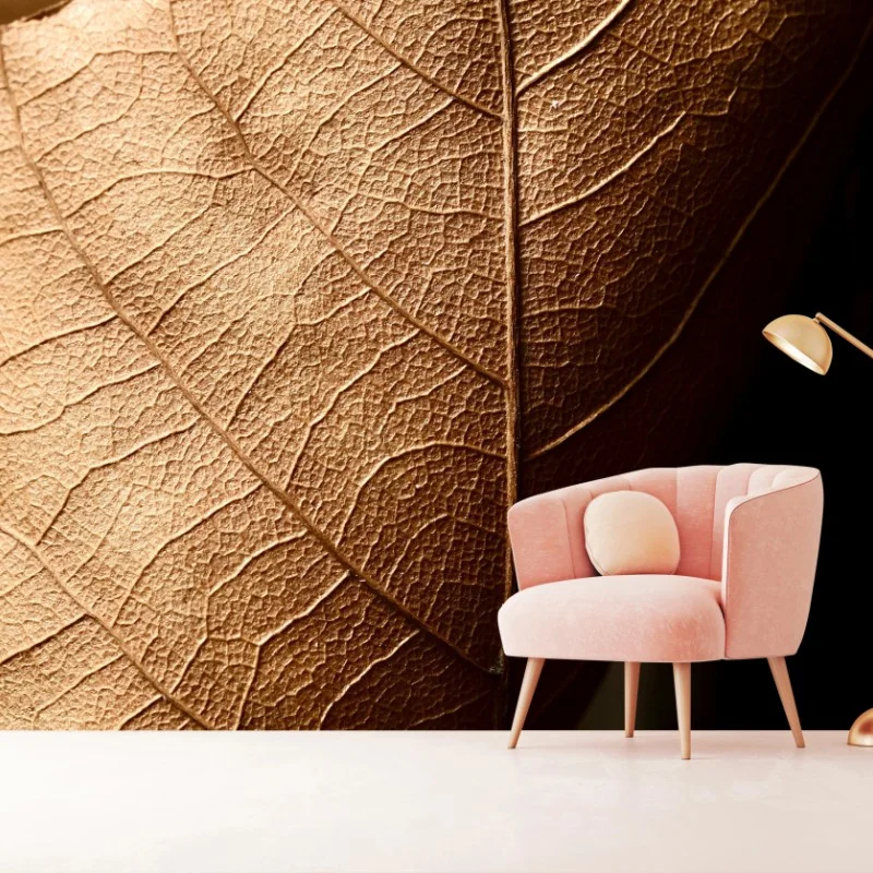 Fototapeta tekstura suchego liścia w zbliżeniu – Wallissimo® Fototapeta tekstura suchego liścia w zbliżeniu – Wallissimo®