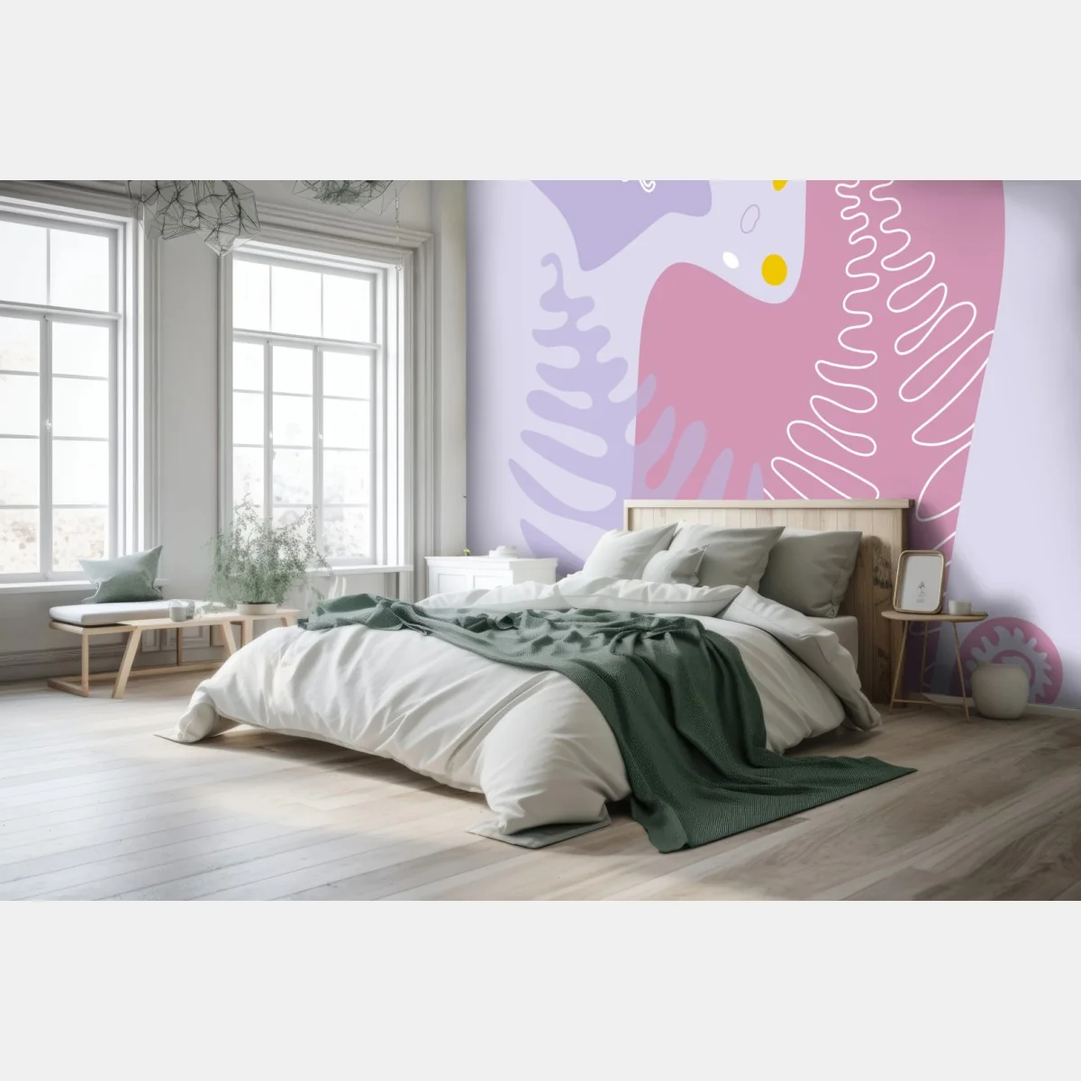 Fototapeta delikatna pastelowa kompozycja botaniczna – Wallissimo® Fototapeta delikatna pastelowa kompozycja botaniczna – Wallissimo®