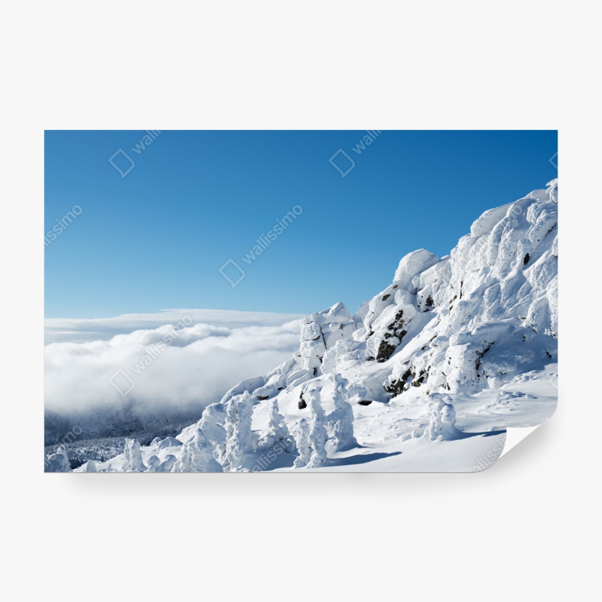 Fototapeta spokojny zimowy krajobraz górski – Wallissimo® Fototapeta spokojny zimowy krajobraz górski – Wallissimo®