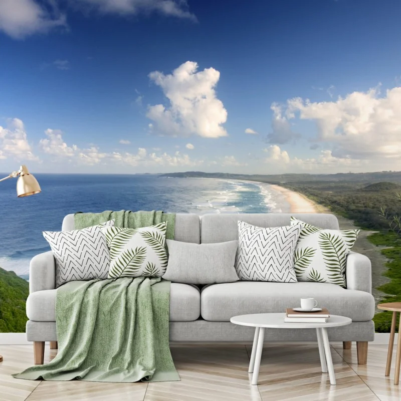 Fototapeta panorama wybrzeża Byron Bay – Wallissimo® Fototapeta panorama wybrzeża Byron Bay – Wallissimo®