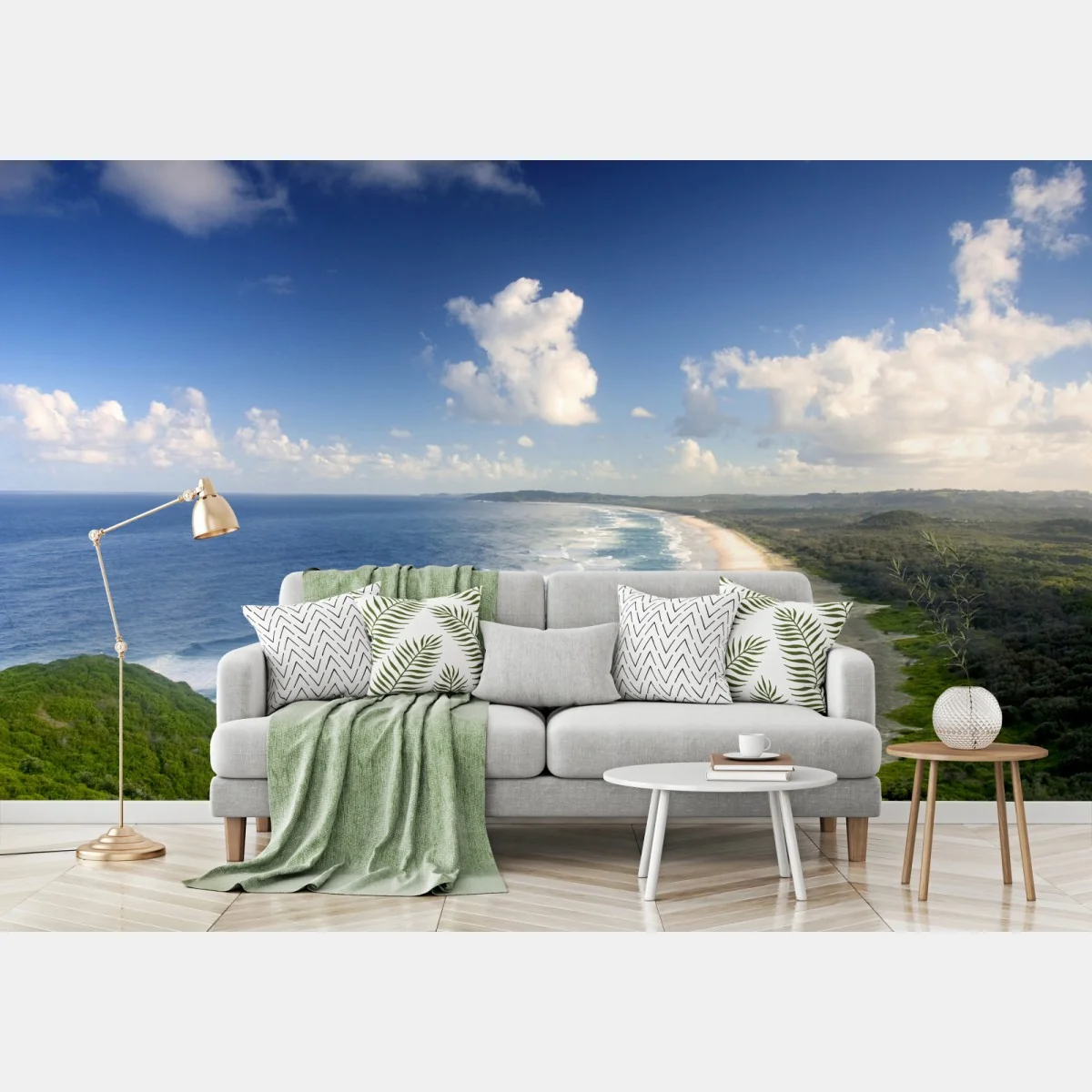 Fototapeta panorama wybrzeża Byron Bay – Wallissimo® Fototapeta panorama wybrzeża Byron Bay – Wallissimo®