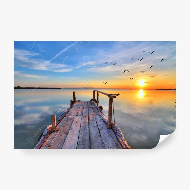 Fototapeta abstrakcyjny wzór złotych fal – Wallissimo®