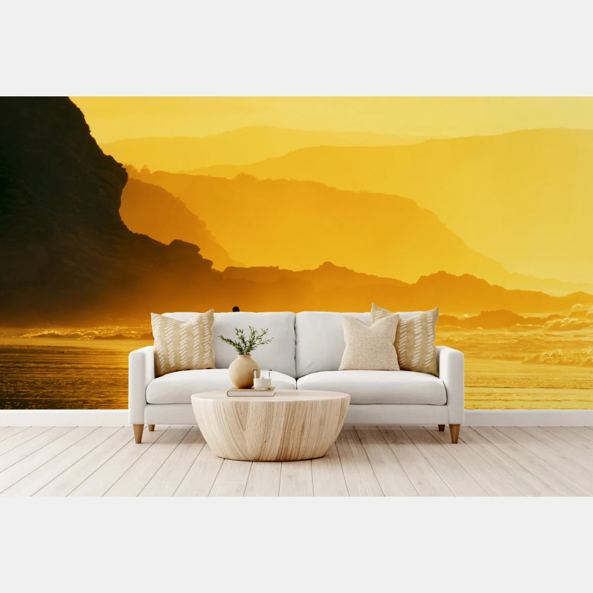 Fototapeta surfer przy złotym zachodzie słońca – Wallissimo® Fototapeta surfer przy złotym zachodzie słońca – Wallissimo®