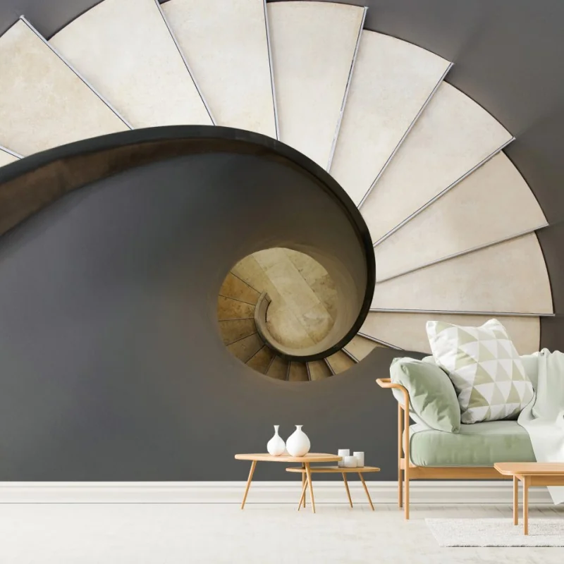 Fototapeta spiralne schody abstrakcyjna kompozycja – Wallissimo® Fototapeta spiralne schody abstrakcyjna kompozycja – Wallissimo®
