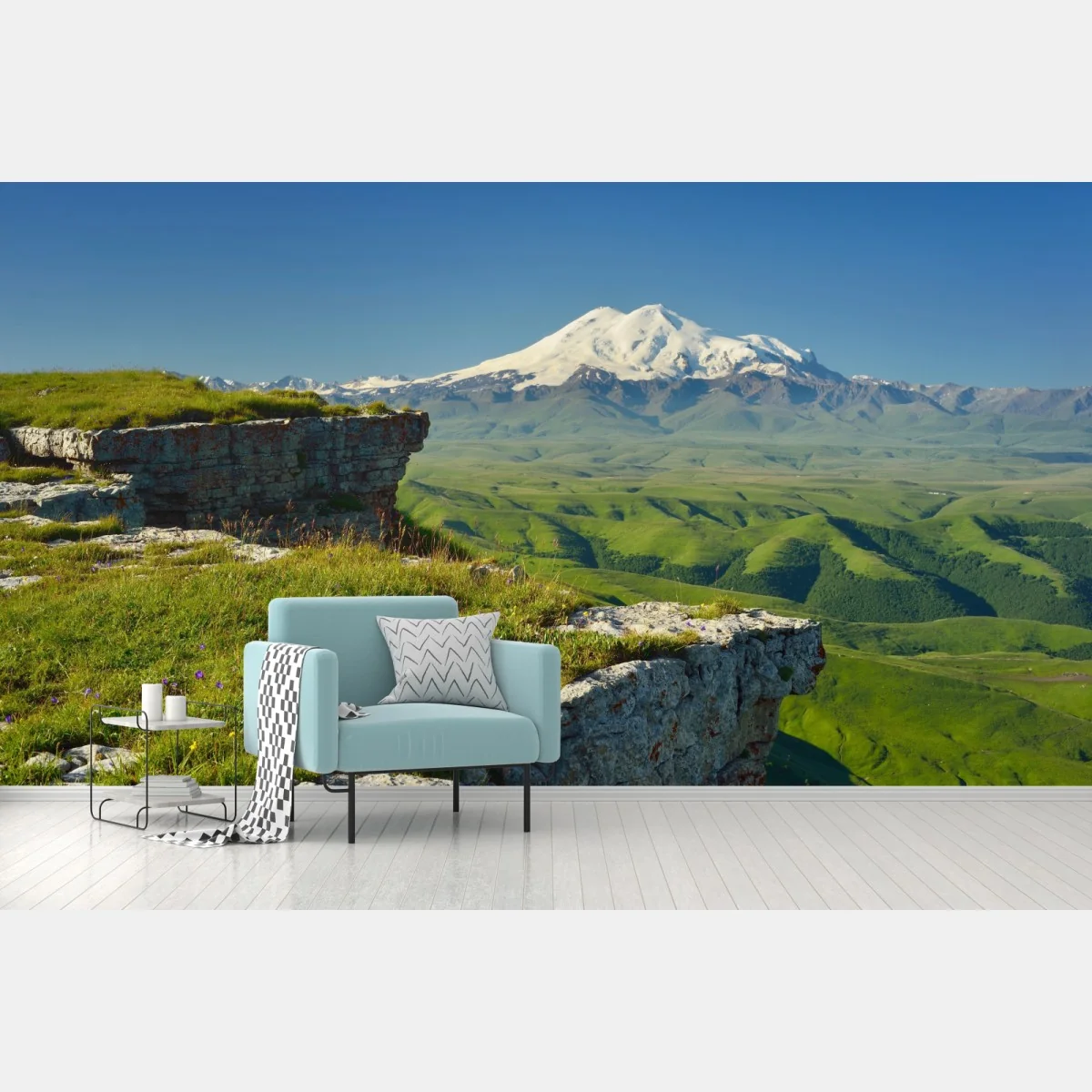 Fototapeta majestatyczny Elbrus o poranku – Wallissimo® Fototapeta majestatyczny Elbrus o poranku – Wallissimo®