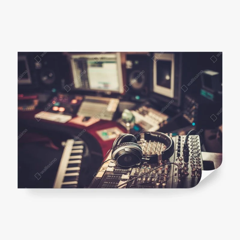 Fototapeta monochromatyczny przód prywatnego odrzutowca – Wallissimo®