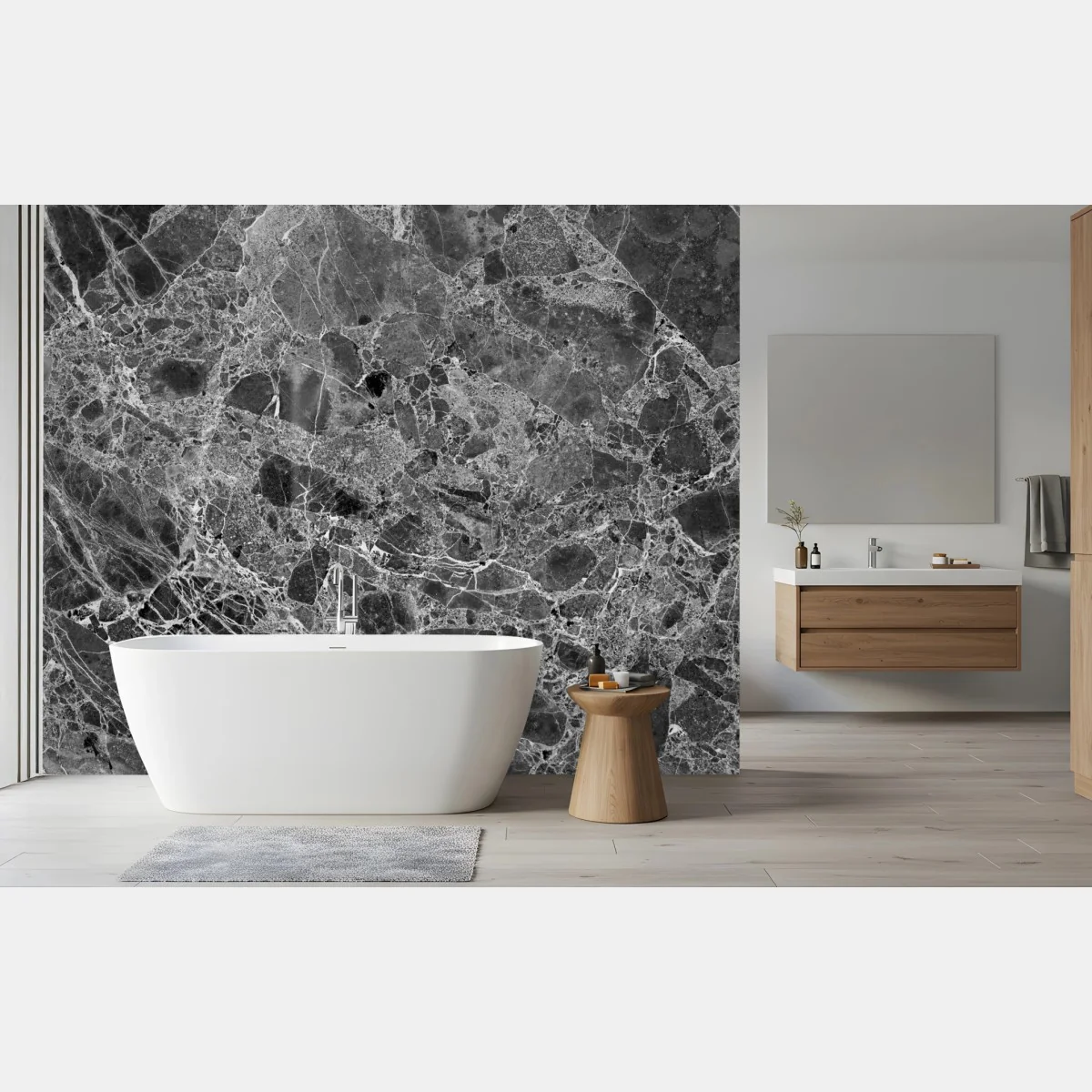 Fototapeta monochromatyczna tekstura marmuru – Wallissimo® Fototapeta monochromatyczna tekstura marmuru – Wallissimo®