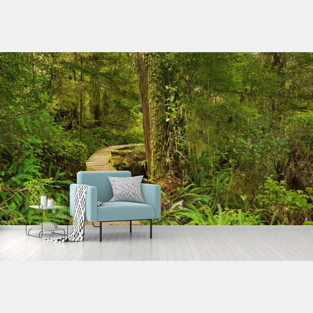 Fototapeta pomost w lesie deszczowym Pacific Rim – Wallissimo® Fototapeta pomost w lesie deszczowym Pacific Rim – Wallissimo®