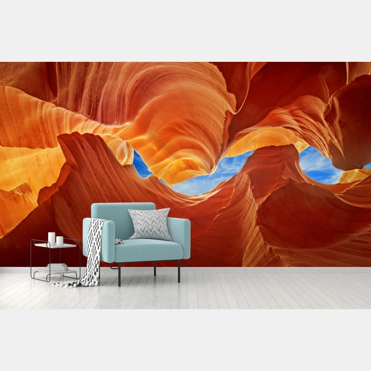 Fototapeta Antelope Canyon wirujące piaskowcowe formy – Wallissimo®