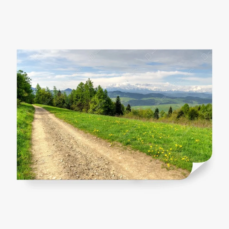 Fototapeta turkusowe wybrzeże panorama plaży – Wallissimo®