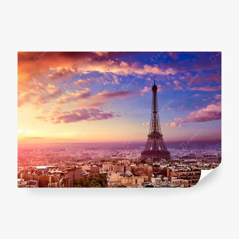 Fototapeta uśmiechnięte planety na zabawnym tle kosmicznym – Wallissimo®