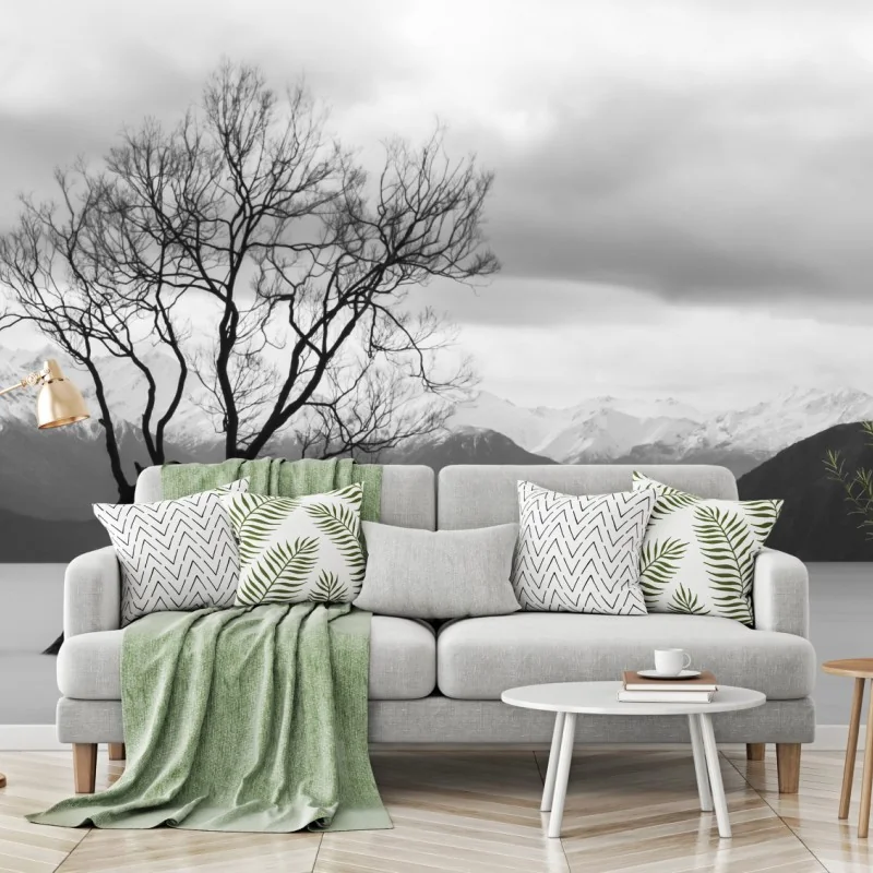 Fototapeta samotne drzewo na jeziorze – Wallissimo® Fototapeta samotne drzewo na jeziorze – Wallissimo®