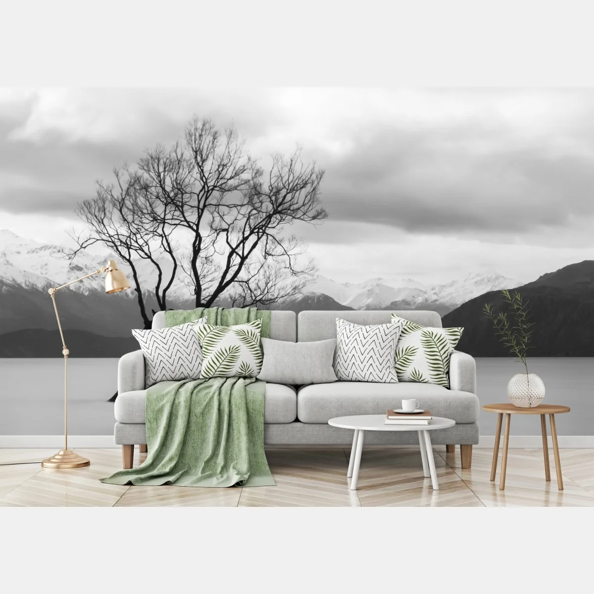 Fototapeta samotne drzewo na jeziorze – Wallissimo® Fototapeta samotne drzewo na jeziorze – Wallissimo®