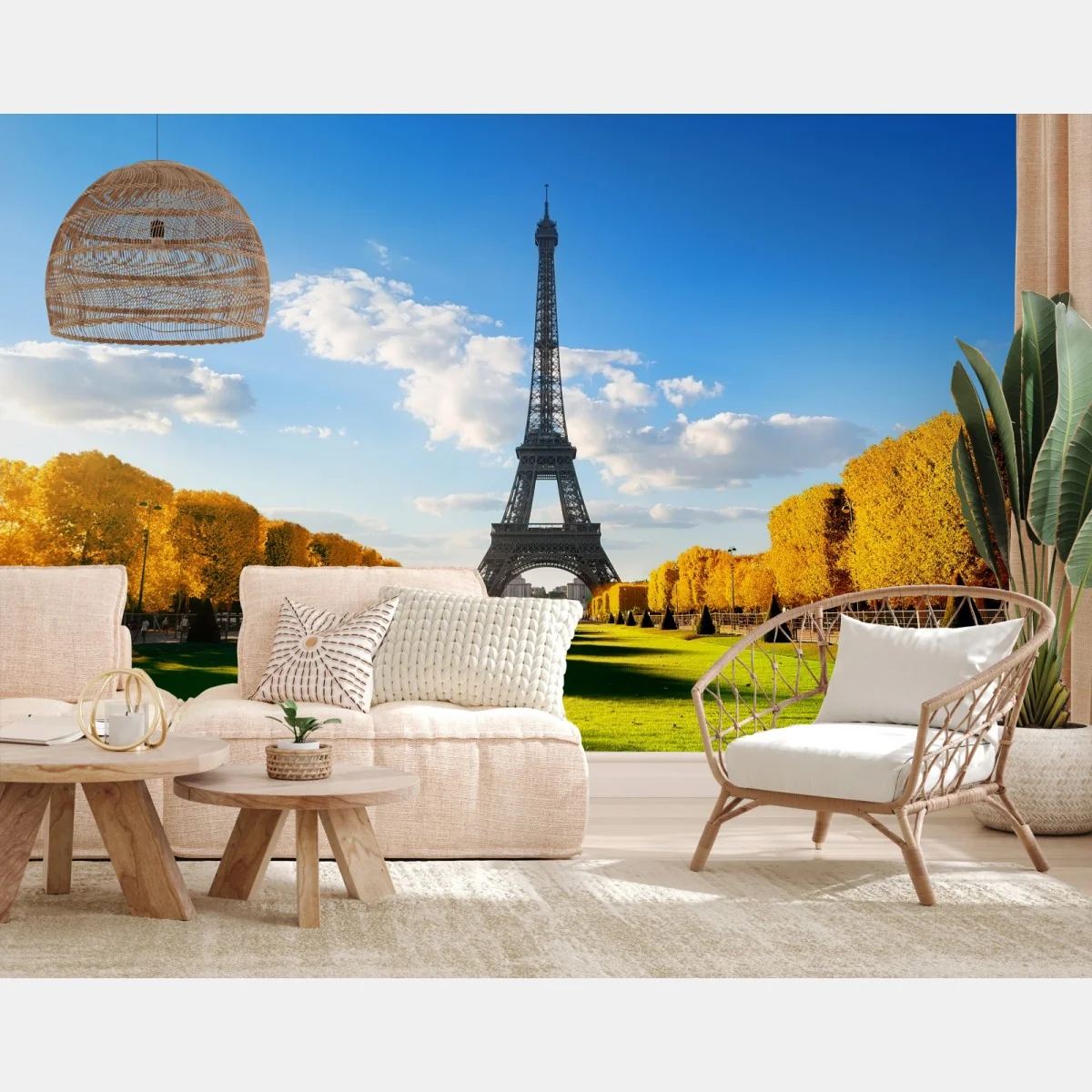 Fototapeta wiosna na Champs de Mars, Wieża Eiffla, Paryż – Wallissimo®