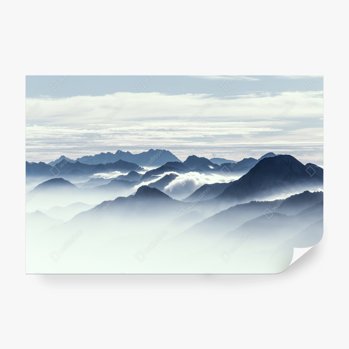 Fototapeta mglista warstwa gór o świcie – Wallissimo® Fototapeta mglista warstwa gór o świcie – Wallissimo®