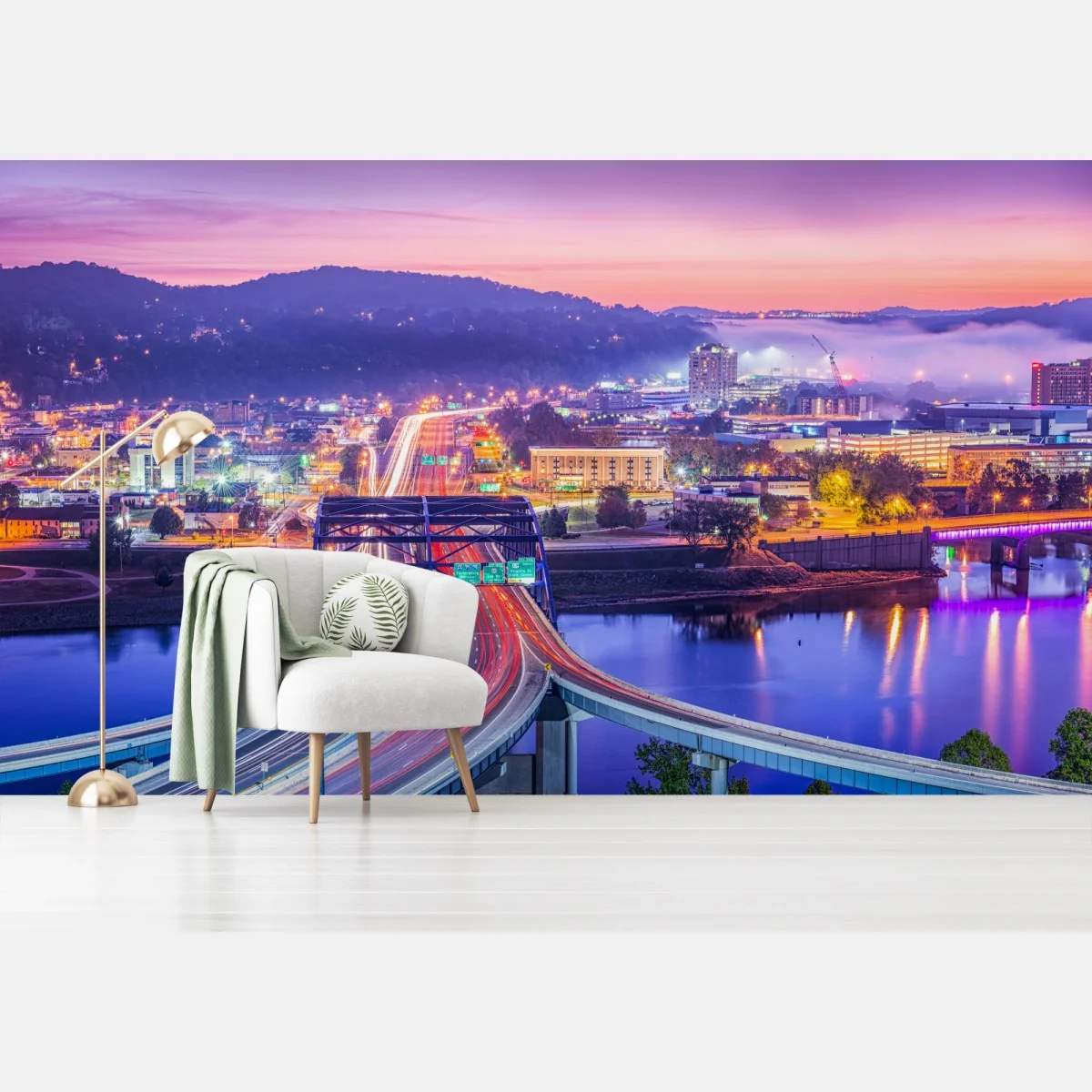 Fototapeta Panorama Charleston o świcie – Wallissimo® Fototapeta Panorama Charleston o świcie – Wallissimo®