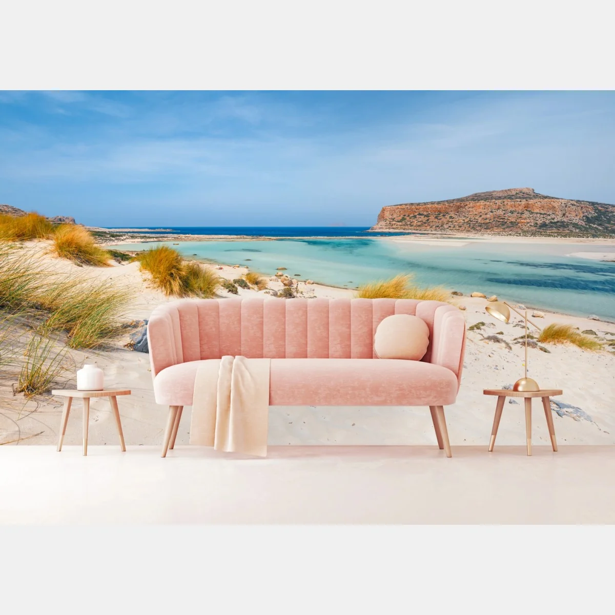 Fototapeta laguna Balos, Kreta: turkusowa oaza – Wallissimo® Fototapeta laguna Balos, Kreta: turkusowa oaza – Wallissimo®