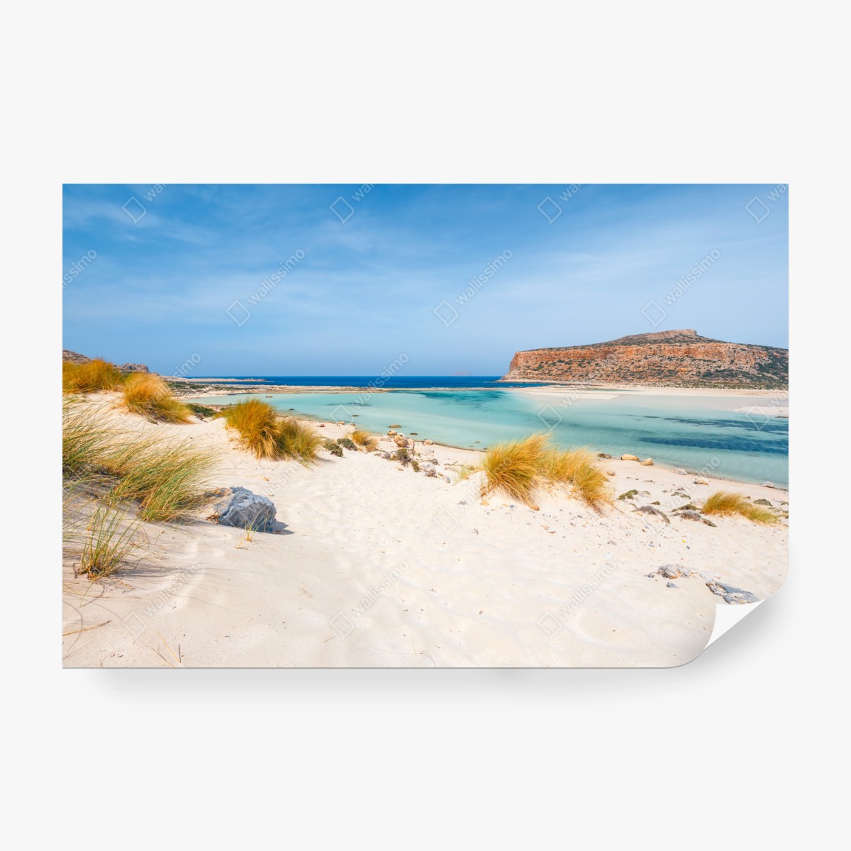 Fototapeta laguna Balos, Kreta: turkusowa oaza – Wallissimo® Fototapeta laguna Balos, Kreta: turkusowa oaza – Wallissimo®