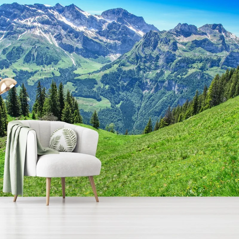 Fototapeta alpejska panorama Engelberg, Szwajcaria – Wallissimo® Fototapeta alpejska panorama Engelberg, Szwajcaria – Wallissimo®