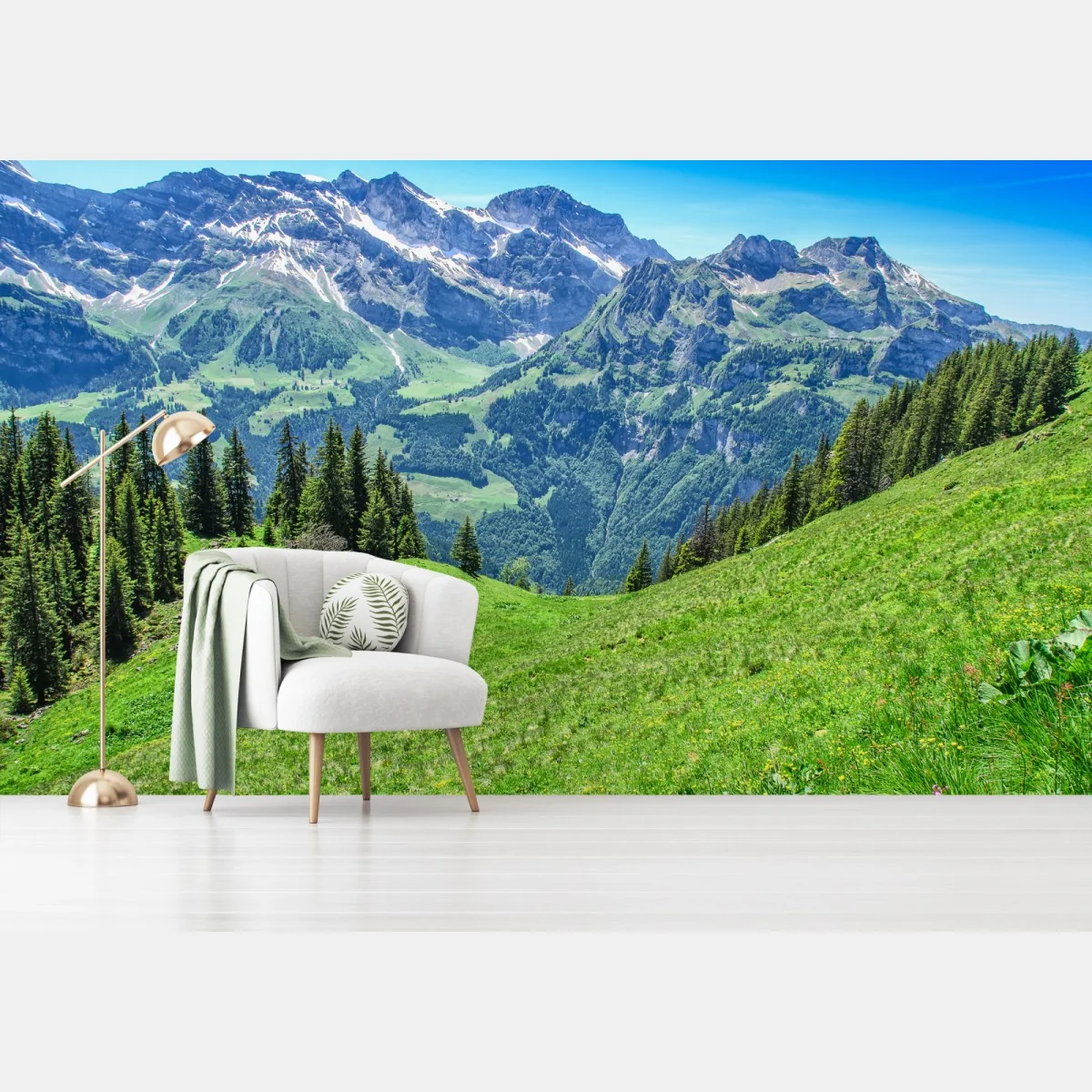 Fototapeta alpejska panorama Engelberg, Szwajcaria – Wallissimo® Fototapeta alpejska panorama Engelberg, Szwajcaria – Wallissimo®