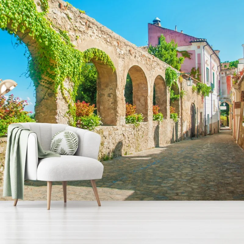 Fototapeta słoneczne łuki w Ravello – Wallissimo® Fototapeta słoneczne łuki w Ravello – Wallissimo®