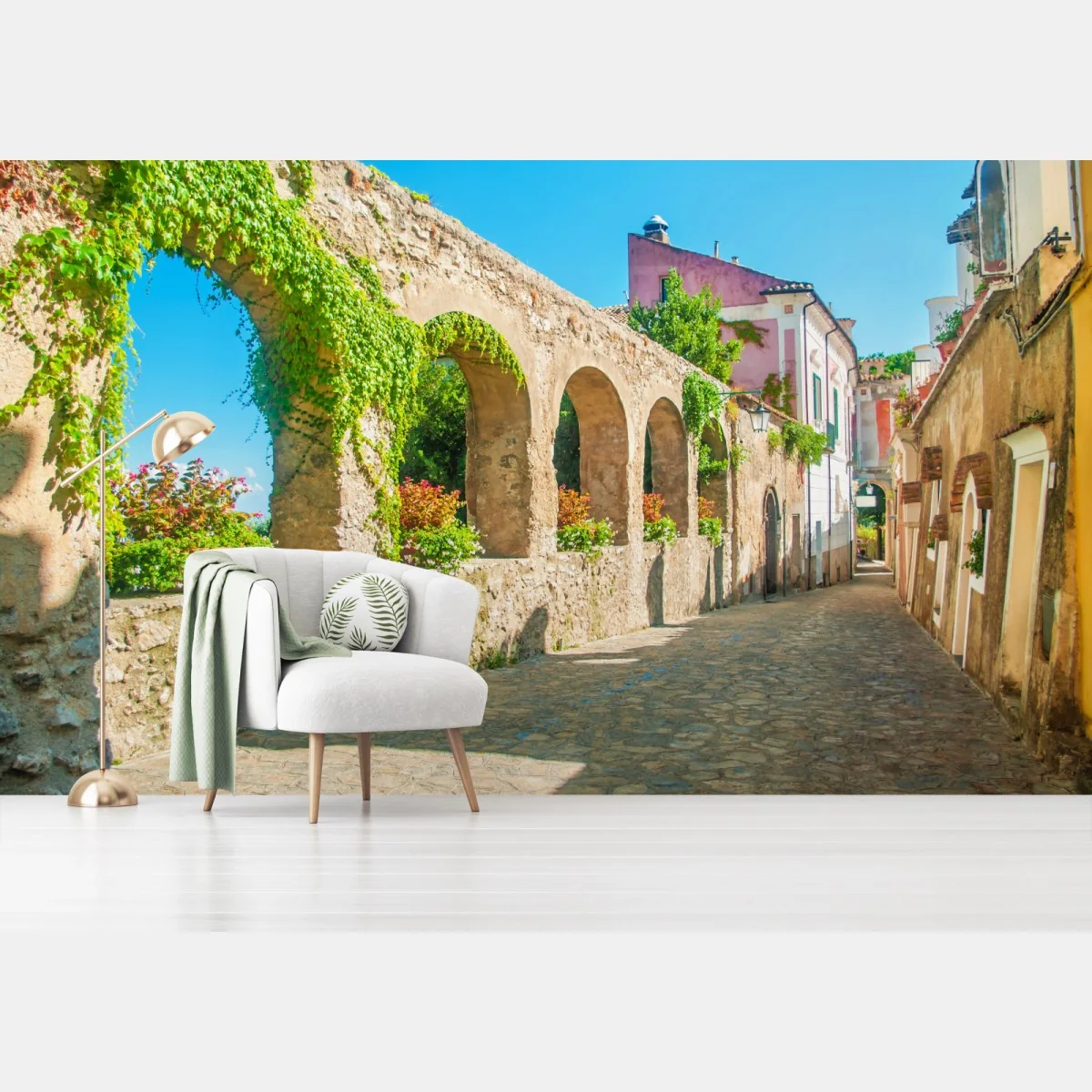 Fototapeta słoneczne łuki w Ravello – Wallissimo® Fototapeta słoneczne łuki w Ravello – Wallissimo®