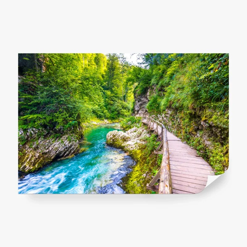 Fototapeta słoneczny kanion w Horseshoe Bend, rzeka Kolorado – Wallissimo®