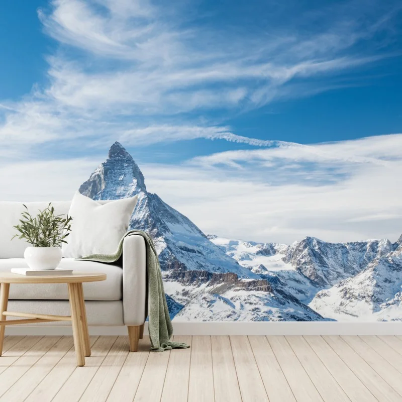 Fototapeta majestatyczny alpejski szczyt w Alpach – Wallissimo® Fototapeta majestatyczny alpejski szczyt w Alpach – Wallissimo®