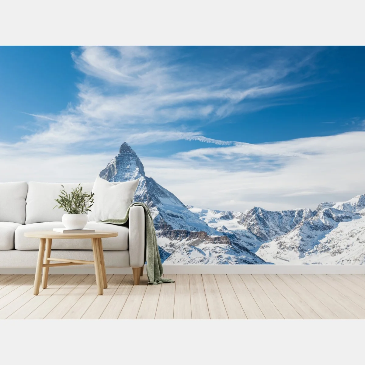 Fototapeta majestatyczny alpejski szczyt w Alpach – Wallissimo® Fototapeta majestatyczny alpejski szczyt w Alpach – Wallissimo®