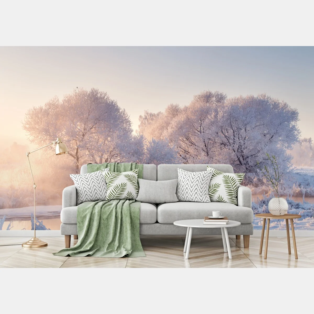 Fototapeta oszronione drzewa o świcie – Wallissimo® Fototapeta oszronione drzewa o świcie – Wallissimo®