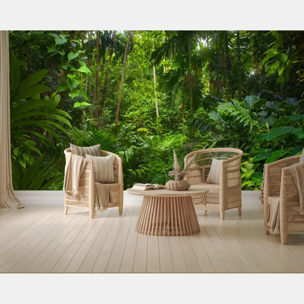 Fototapeta bujna tropikalna dżungla – Wallissimo® Fototapeta bujna tropikalna dżungla – Wallissimo®