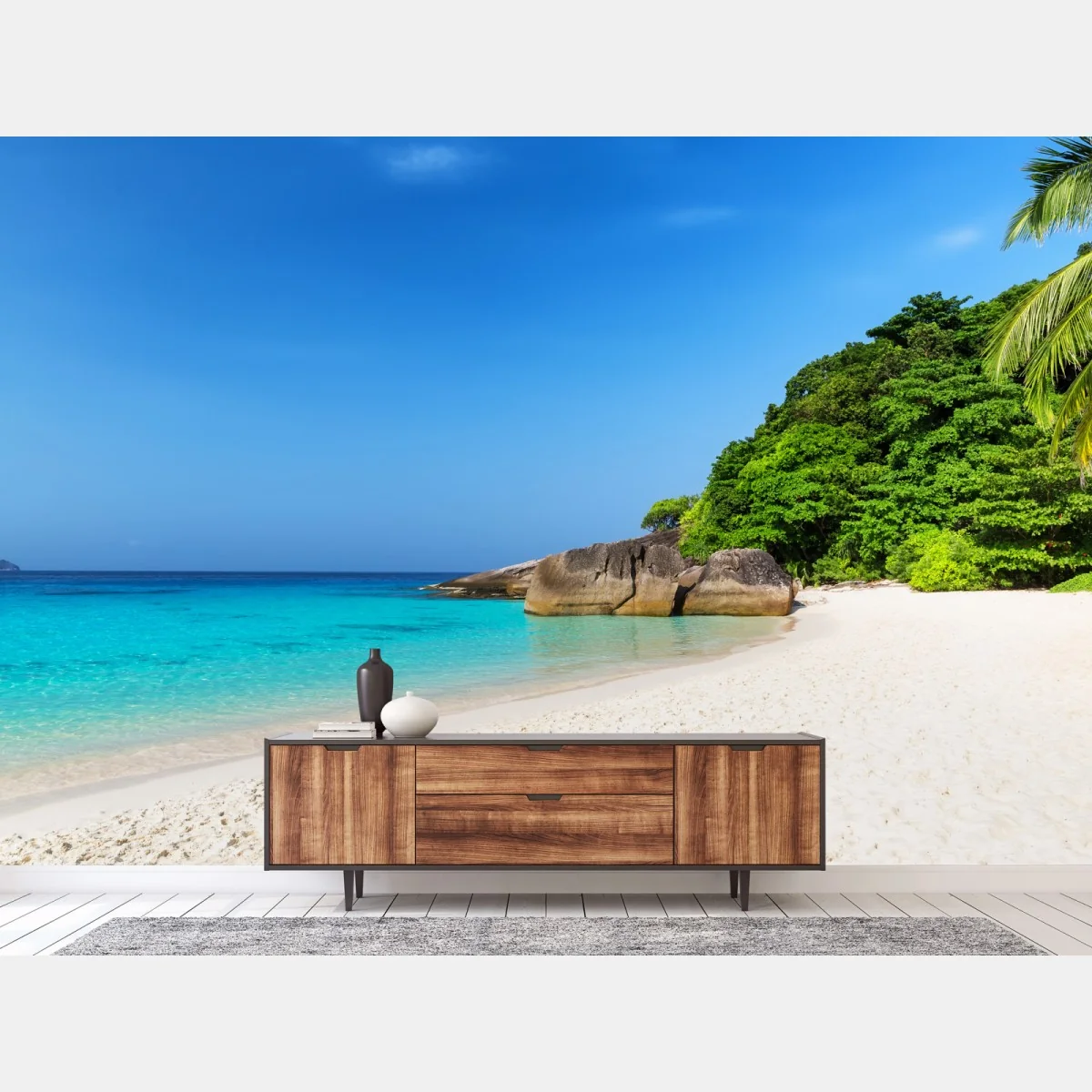 Fototapeta Wyspy Similan turkusowa plaża – Wallissimo® Fototapeta Wyspy Similan turkusowa plaża – Wallissimo®