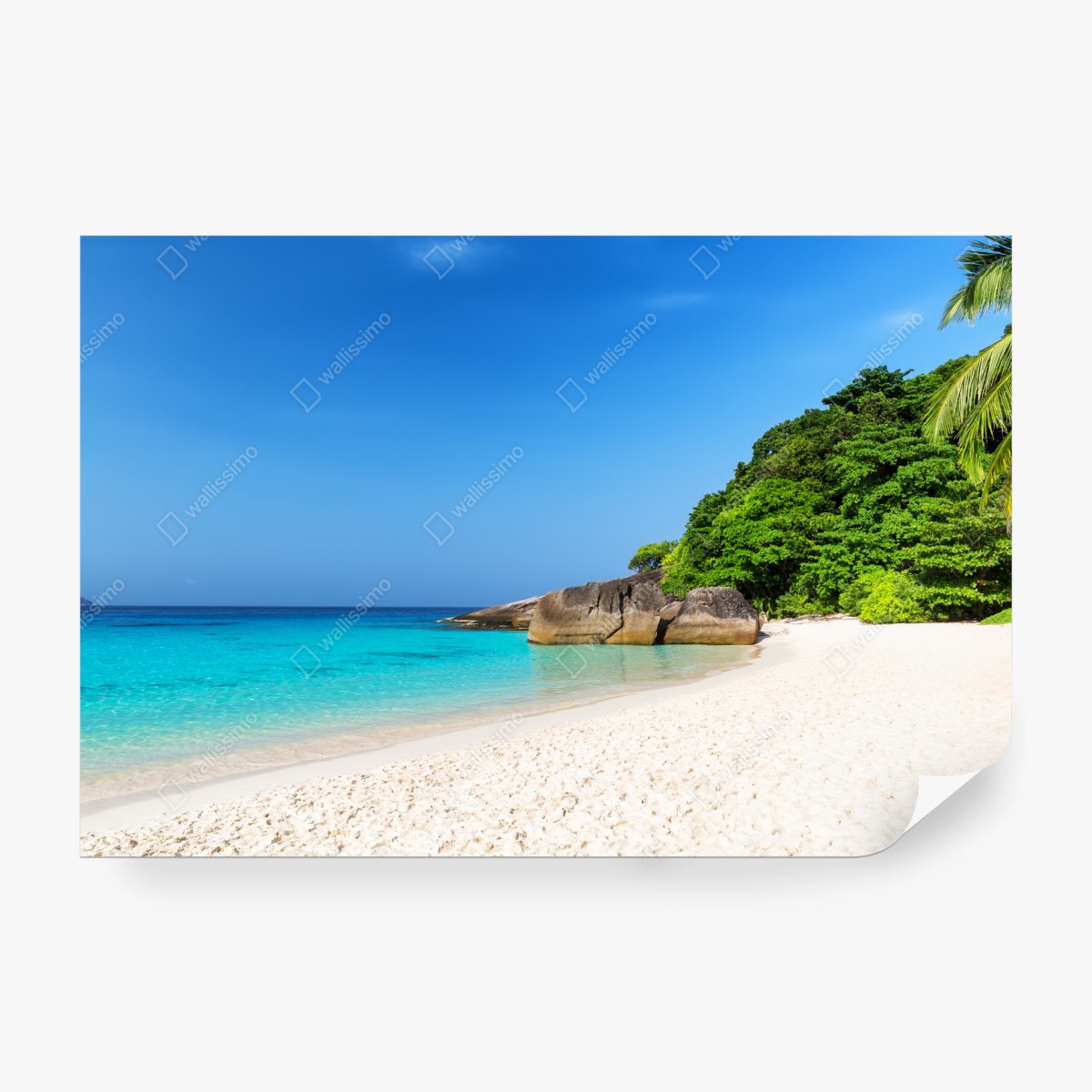 Fototapeta Wyspy Similan turkusowa plaża – Wallissimo® Fototapeta Wyspy Similan turkusowa plaża – Wallissimo®