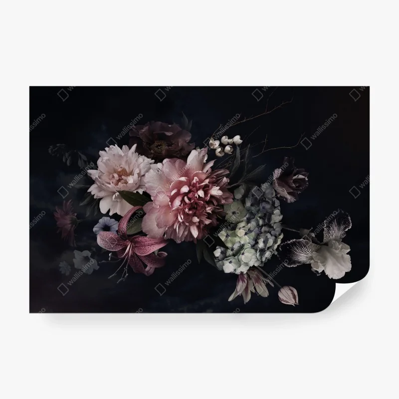 Fototapeta Santorini widok na wybrzeże z białą architekturą – Wallissimo®